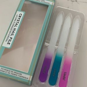 Crystal glass nail file 3-pack